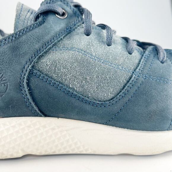 Timberland Flyroam Blue Suede Leather Sneakers Shoes Men 12 - Picture 9 of 13
